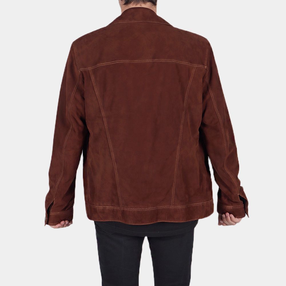 Edwardo Suede Leather Jacket - Image 3