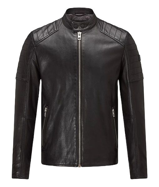 Men's Batza Leather Cafe Racer Jacket