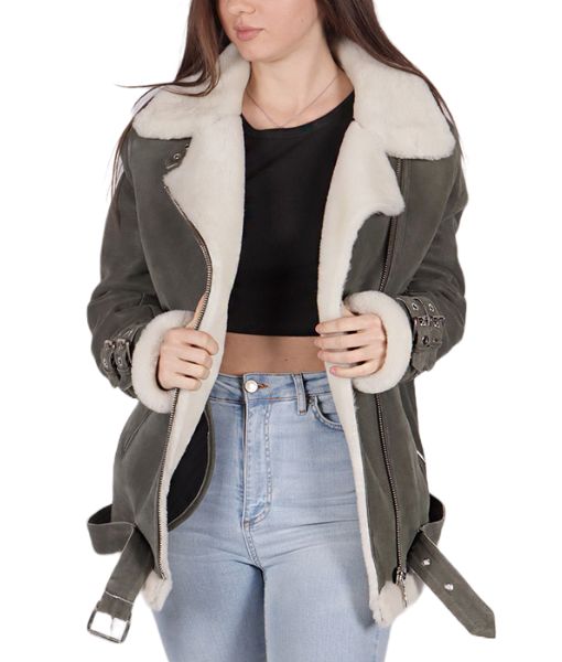 Women's Maxim Aviator Green Jacket