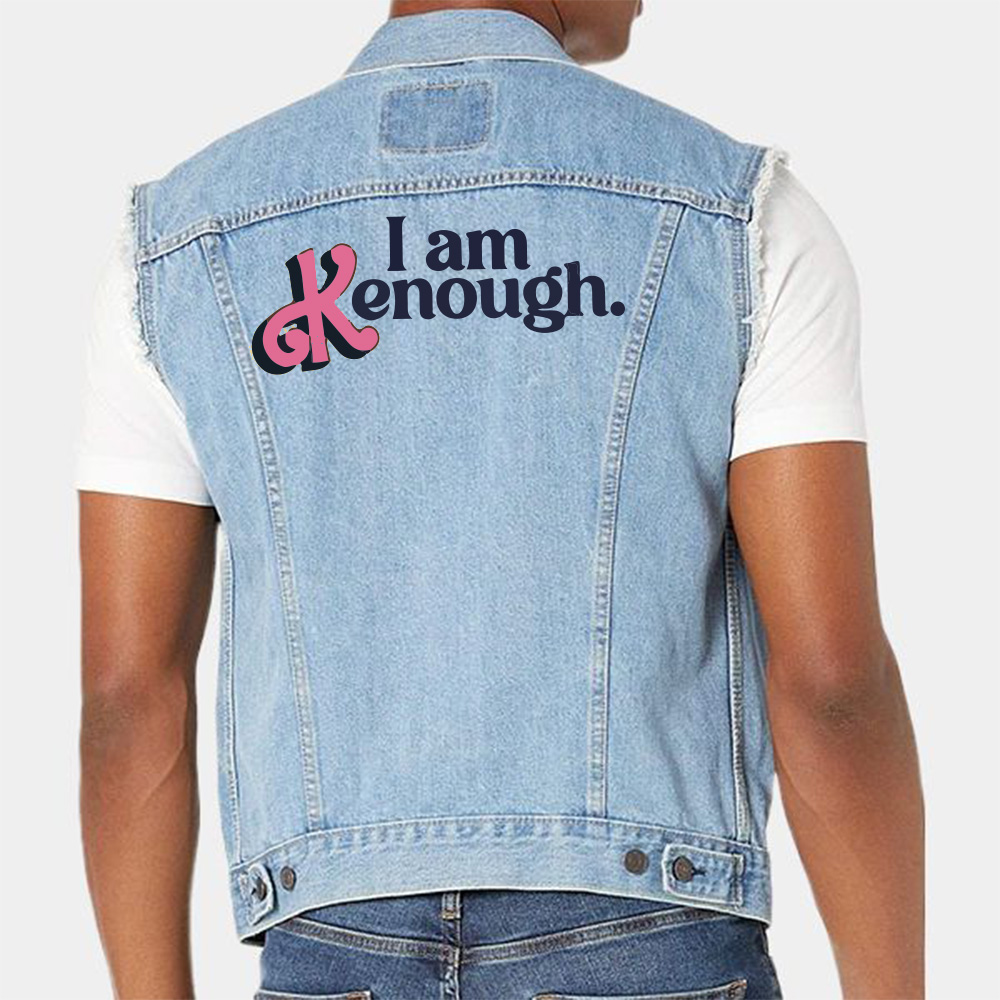 I am Kenough Denim Vest