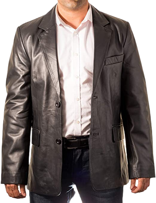 Jurassic World Dominion Ian Malcolm Black Leather Blazer