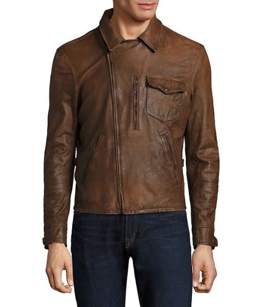Men's Snake Plissken Escape from the New York Vintage Leather Jacket