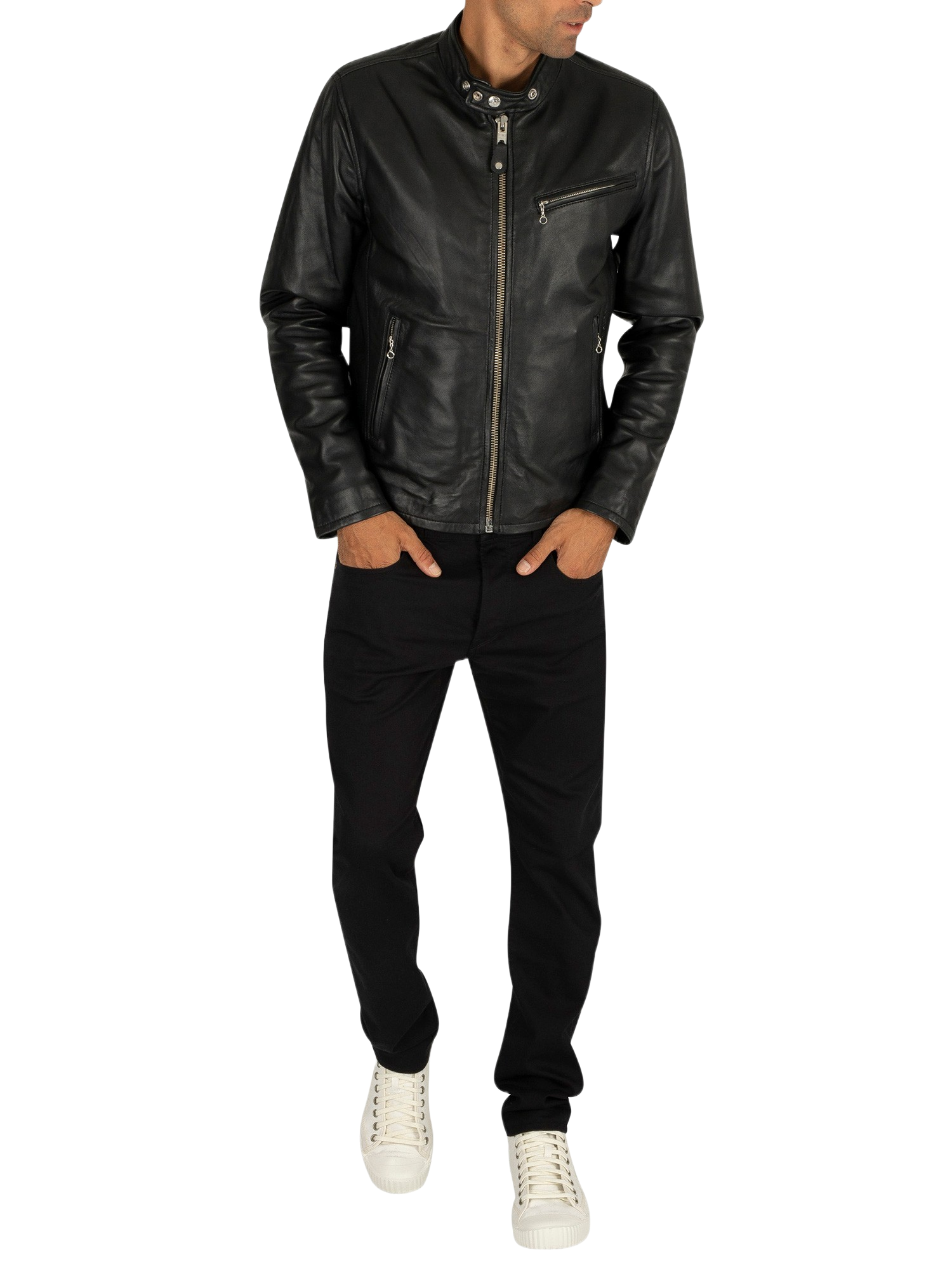 Better Call Saul Nacho Varga Black Leather Jacket