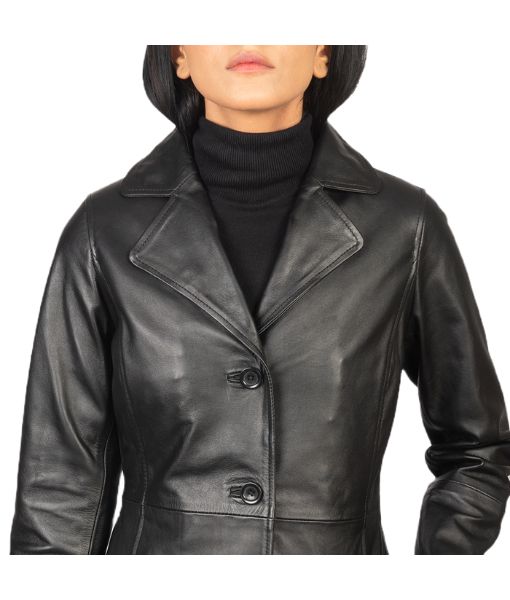 Women's High Fidelity Robyn leather Coat