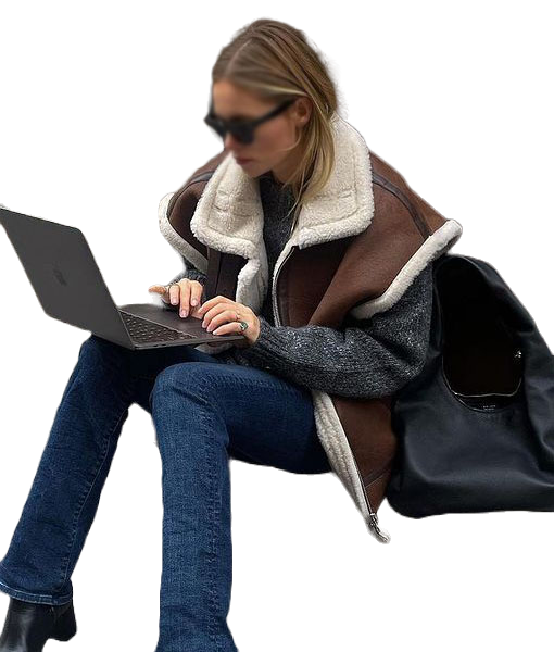 Women's Fiona Faux Shearling Leather Vest