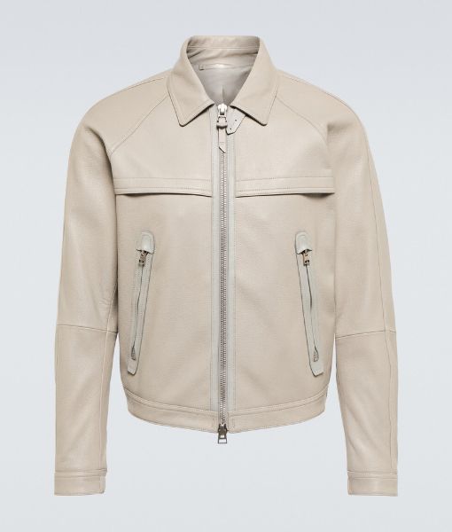 Fast 10 Deckard Shaw Leather Biker Jacket