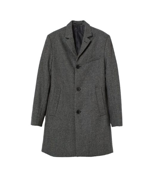 Luther's Idris elba Grey Wool Trench Coat