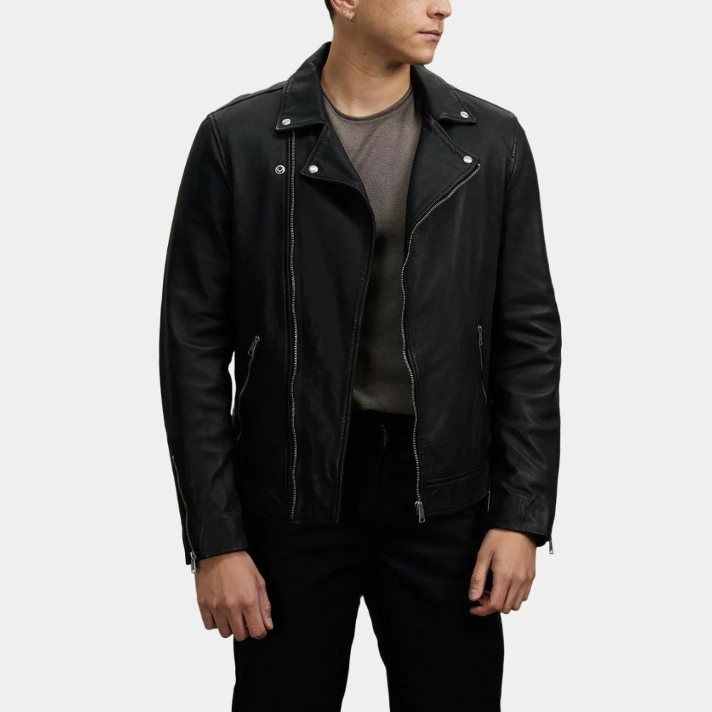 Jake Leather Biker Jacket