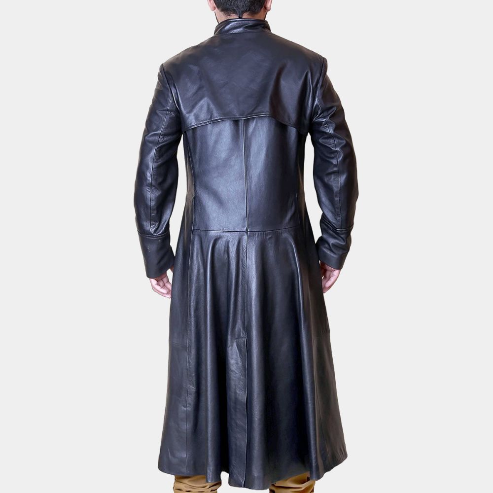 Matrix Neo Leather Coat - Image 4