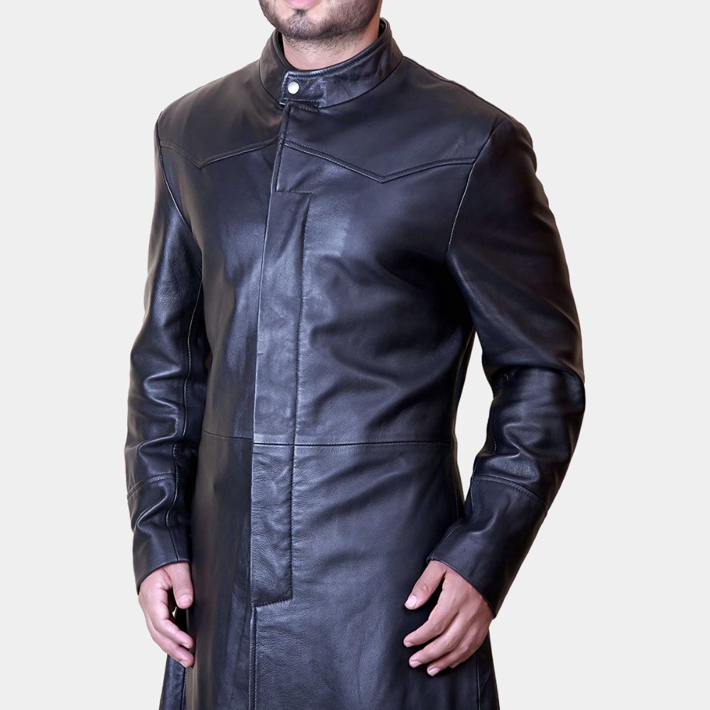 Matrix Neo Leather Coat - Image 3