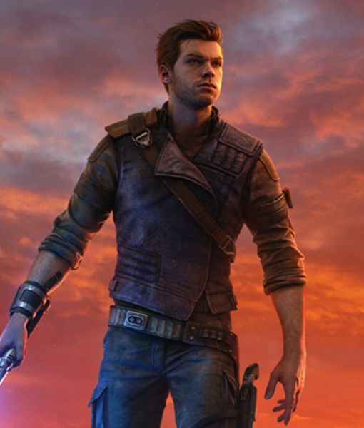 Star Wars Jedi: Survivor Cal Kestis Blue Leather Flat Vest
