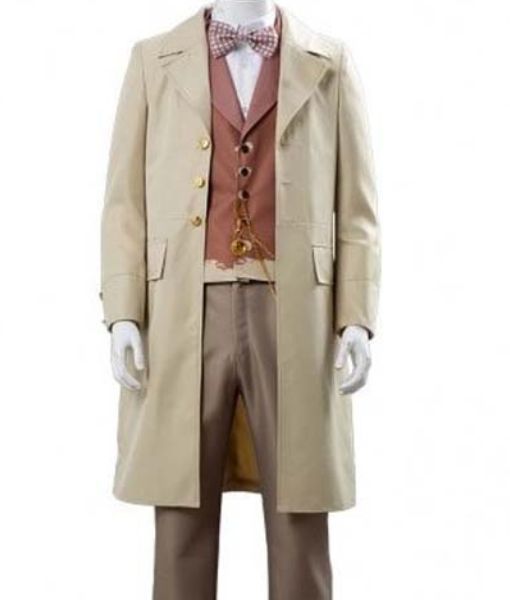 Good Omens Aziraphale Beige Cotton Trench Coat