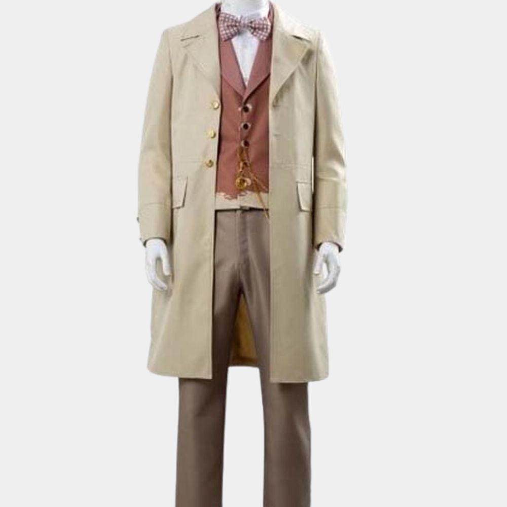 Good Omens Crowley Blazer - Season 02 Black Cotton Jacket - Front View