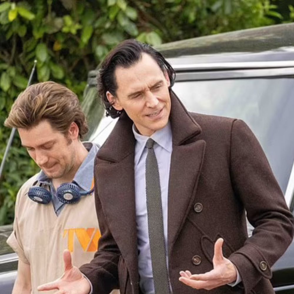 Loki Season 02 Brown Wool Peacoat