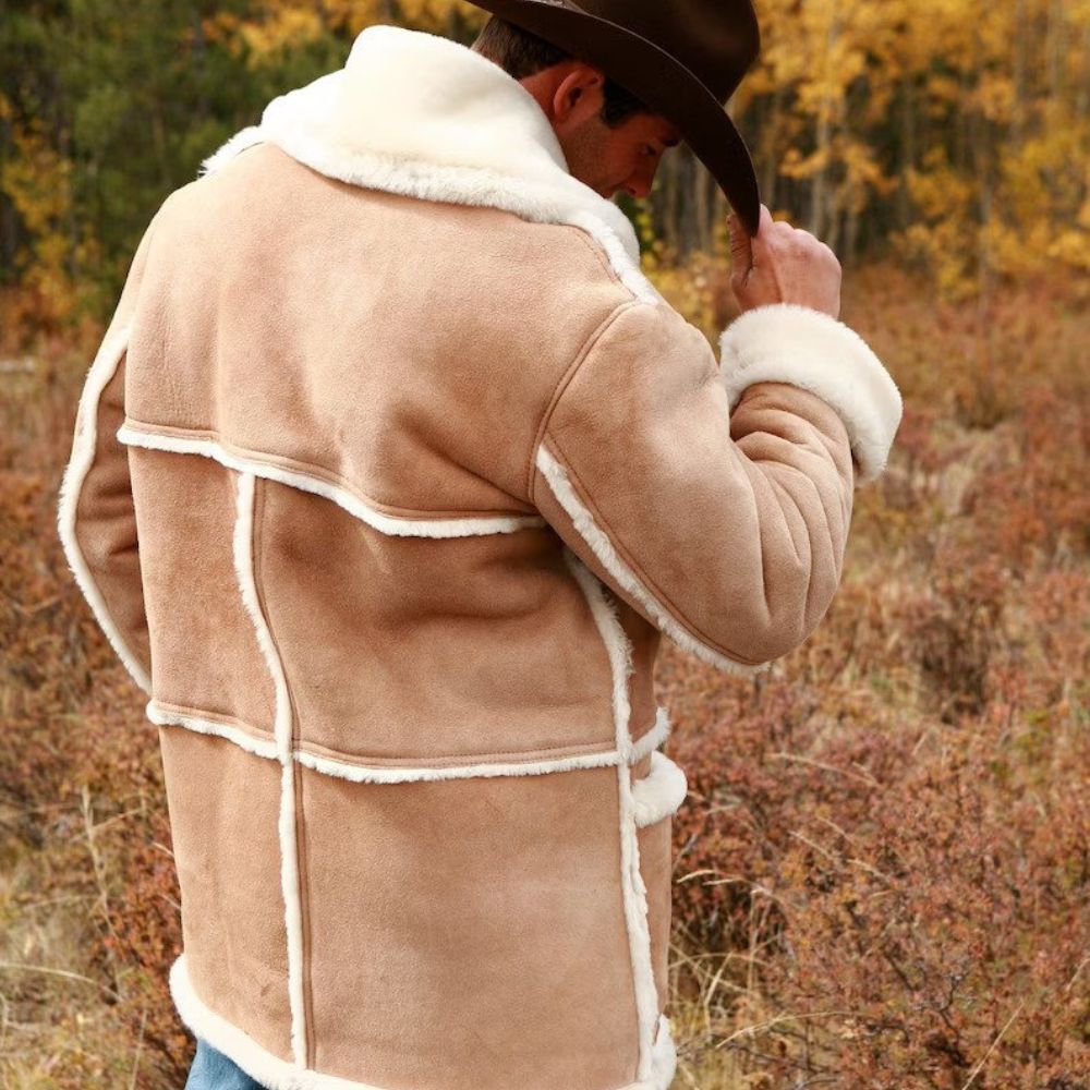 Sheriff Roy Tillman Shearling Coat - Image 3