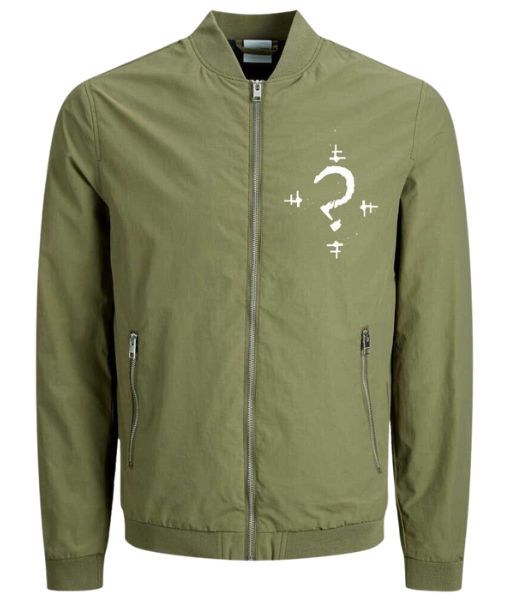 Riddler Green Cotton Jacket