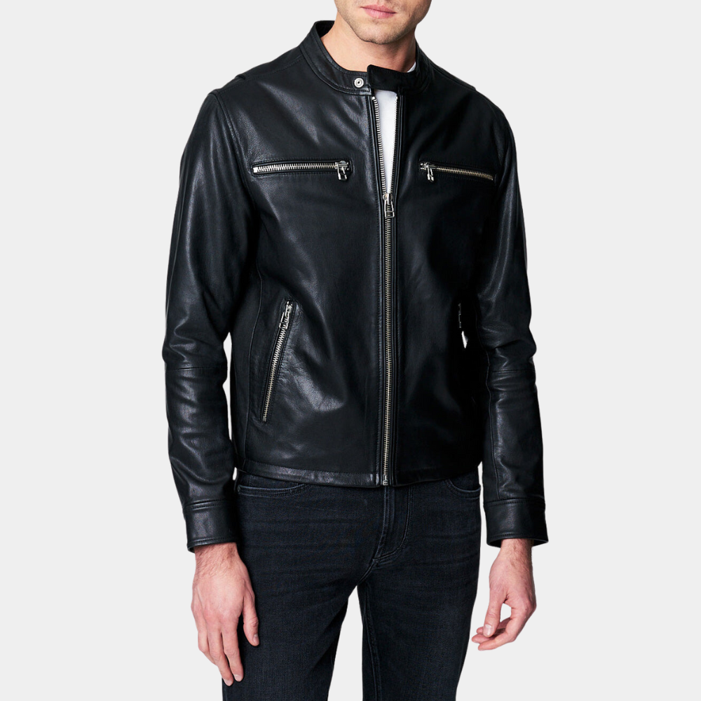 Roy Kent Black Leather Jacket
