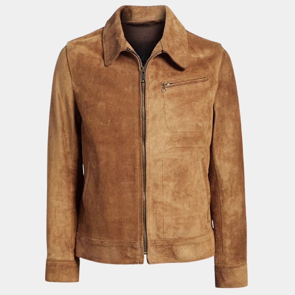 Atlas Corrigan Suede Leather Jacket - Image 3