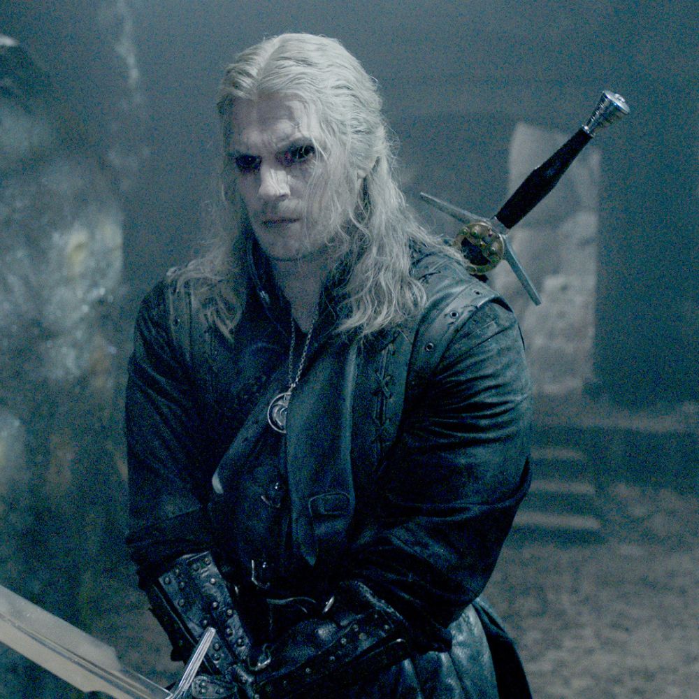 The Witcher Season 03 Leather Vest - Henry Cavill Medieval Style Long Black Vest