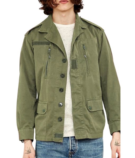 Bob Marley: One Love Green Olive Field Cotton Twill Jacket 