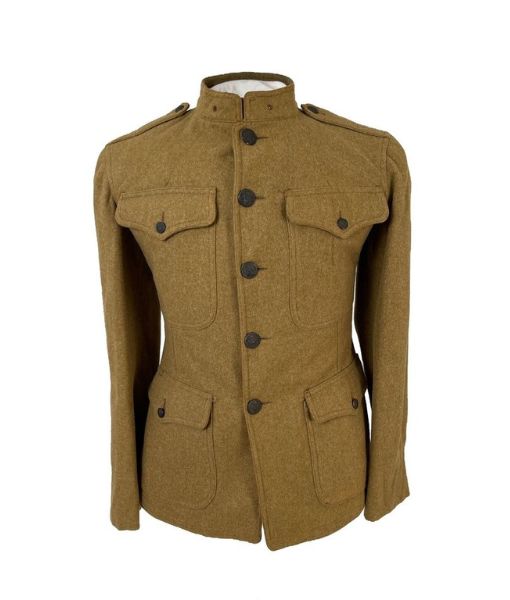 Film Killers of the Flower Moon Leonardo DiCaprio aka Ernest Burkhart Brown U.S. WWI Uniform Jacket