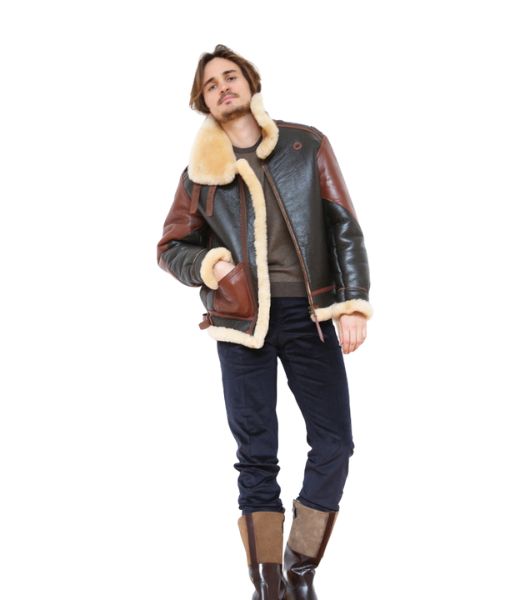 Masters Of The Air Austin Butler aka Gale Cleven B3 Bomber Aviator Jacket