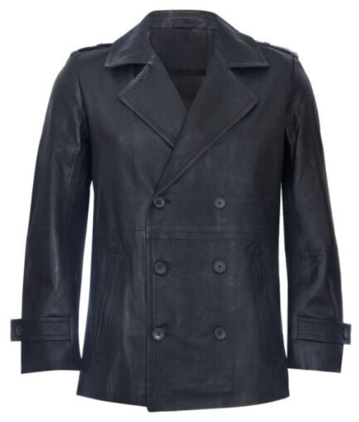 Taken Liam Neeson aka Bryan Mills Black Leather Jacket