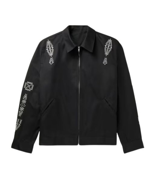 The Idea of You Hayes (Nicholas Galitzine) Black Cotton Jacket