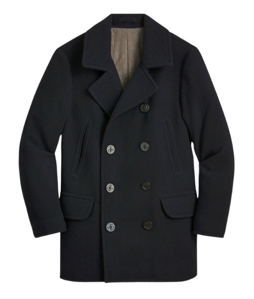 Dark Matter Jason Dessen Peacoat aka Joel Edgerton Black Wool Peacoat
