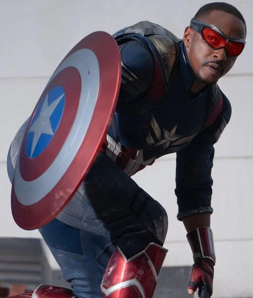 Captain America Sam Wilson New Suit Jaccket aka Anthony Mackie Brave New World Jacket