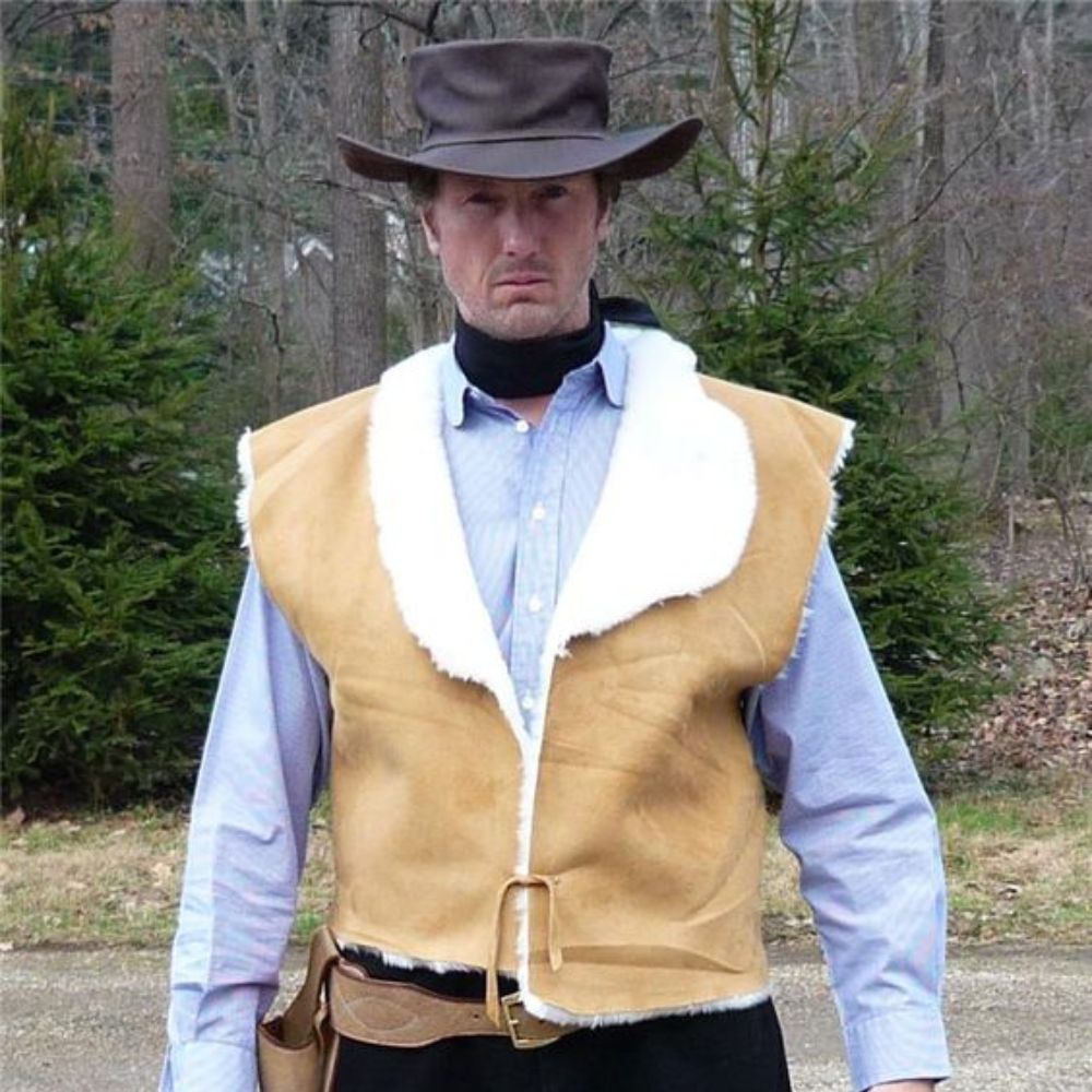 Clint Eastwood Leather Vest - Image 3