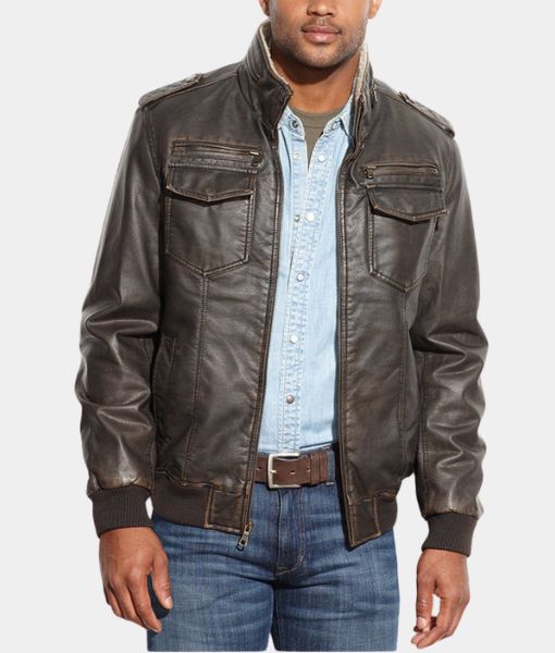 Brooklyn Nine-Nine Jake Peralta Brown Leather Jacket