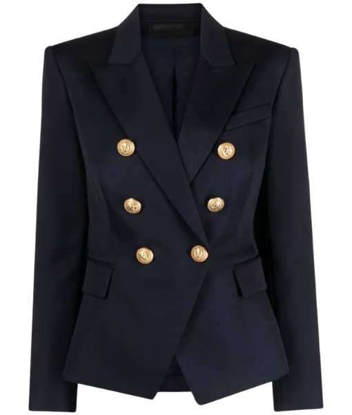 Landman Cami (Demi Moore) Blue Double Breasted Blazer 