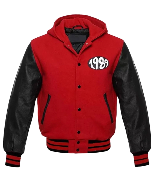 Shake It Off Taylor Swift 1989 Red and Black Varsity Jacket