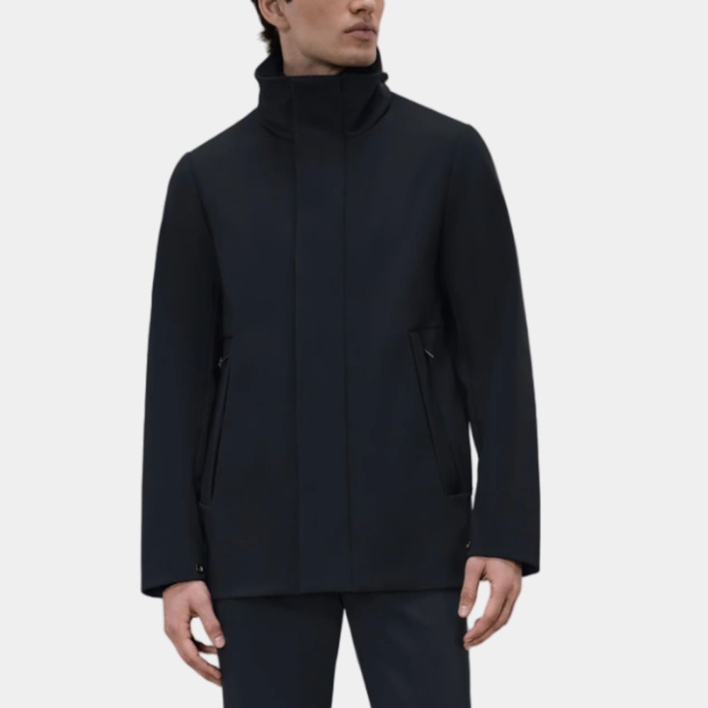 Jujutsu Kaisen Gojo Satoru Uniform Black Cotton Jacket - Front View