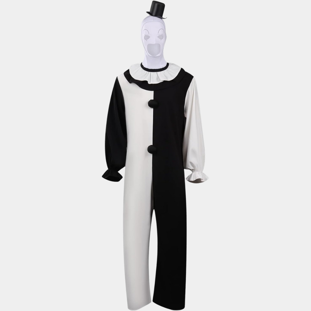 Art the Clown Black and White Costume-front