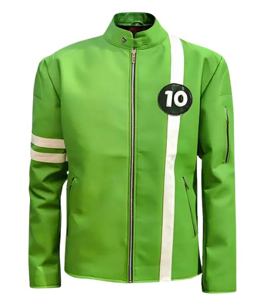 Ben 10 Green Leather Jacket