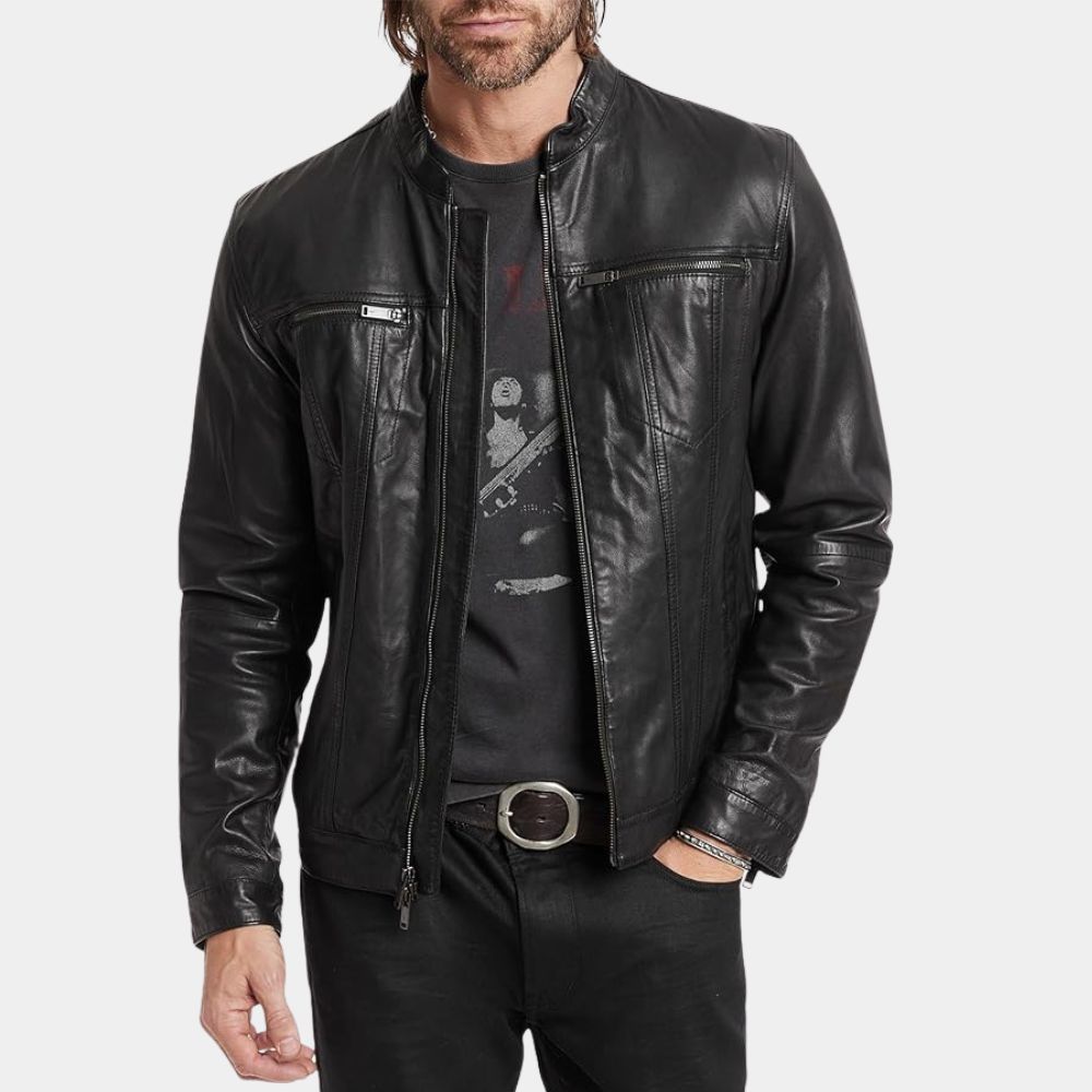 Days of our Lives Drama Rafe Hernandez black color Jacket - Front View