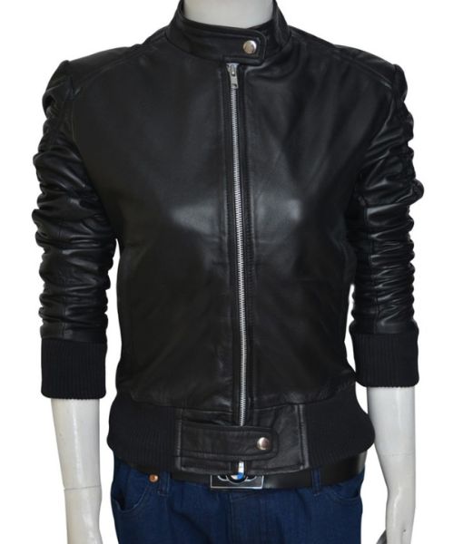 Elena Gilbert Black Leather Jacket