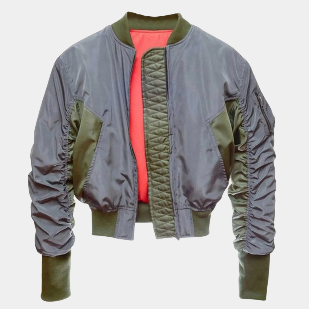 Motoko Kusanagi Satin Jacket front "