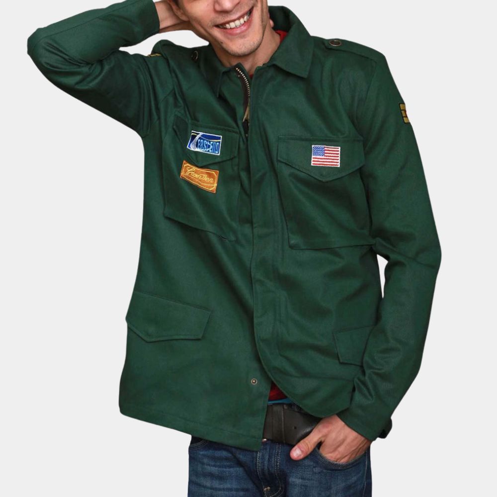 Silent Hill 2 James Sunderland Green Cotton Jacket - Front View