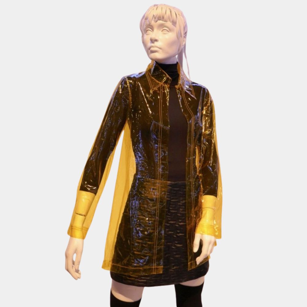 Step into the Future with the Blade Runner Joi Yellow Jacket - Front View