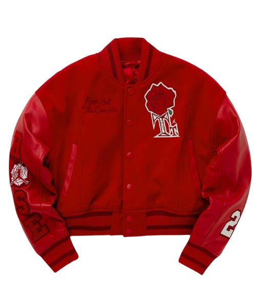 Teyana Taylor X Jordan Red Varsity Jacket