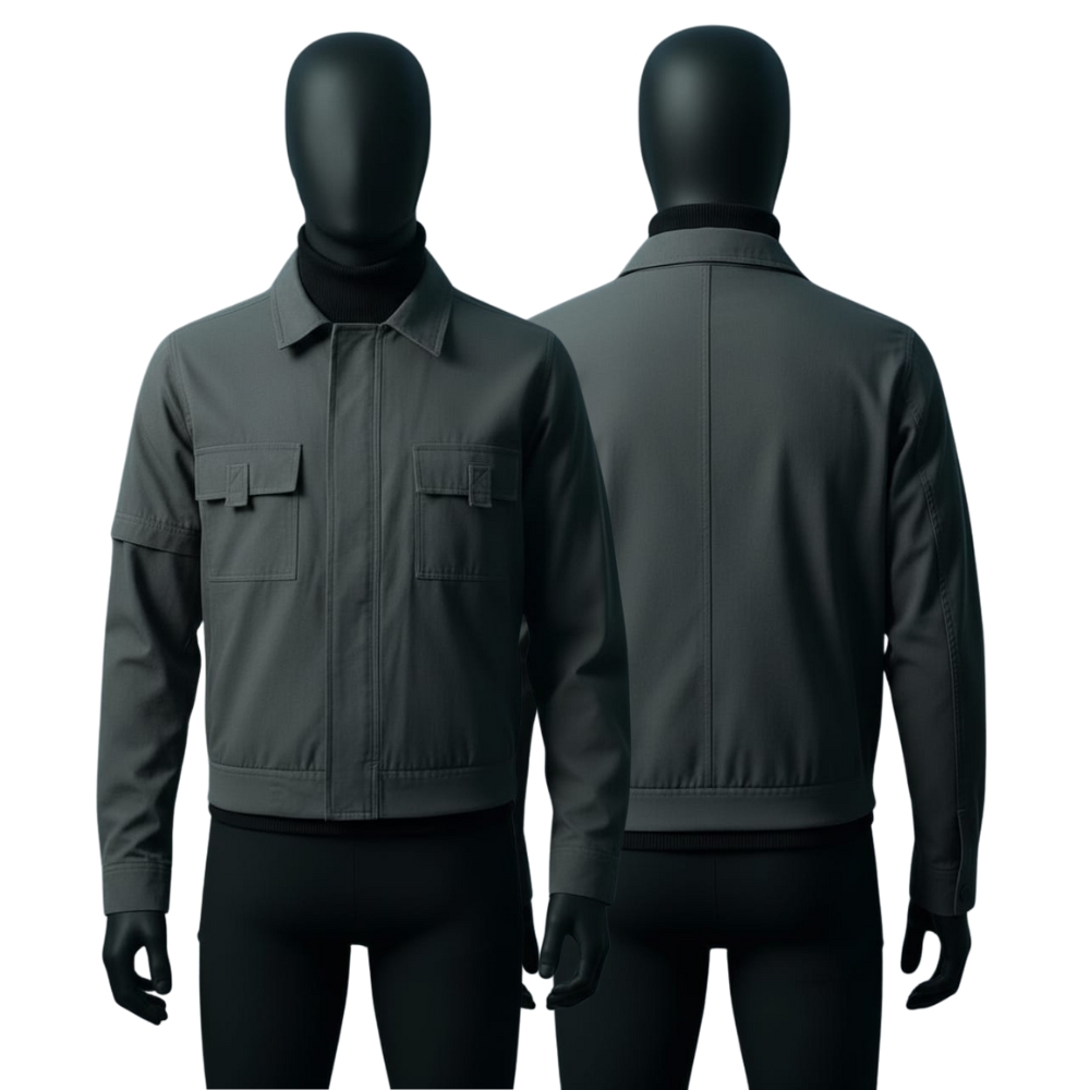 Alien: Earth Kirsh Grey Cotton Jacket