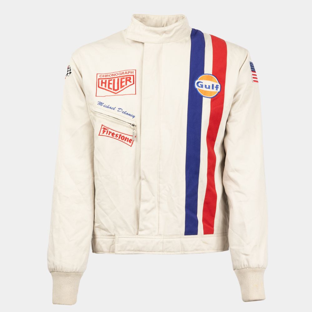Le Mans Grand Prix Steve McQueen Cotton Jacket - Front View