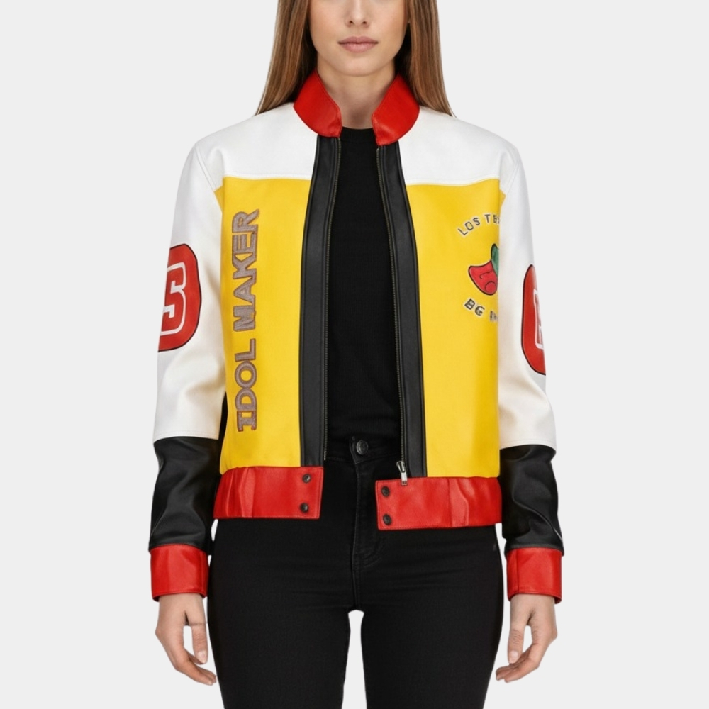 Salt N Pepa Leather Jacket - Front View