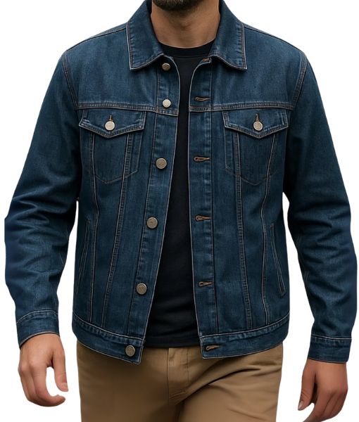 The Lowdown Ethan Hawke Blue Denim Jacket