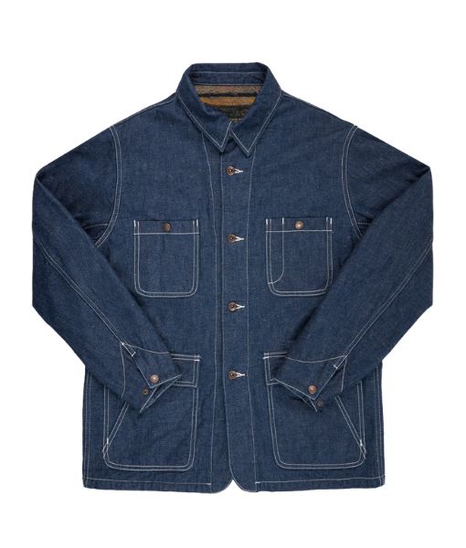 The Thursday Murder Club Pierce Brosnan Blue Denim Work Jacket