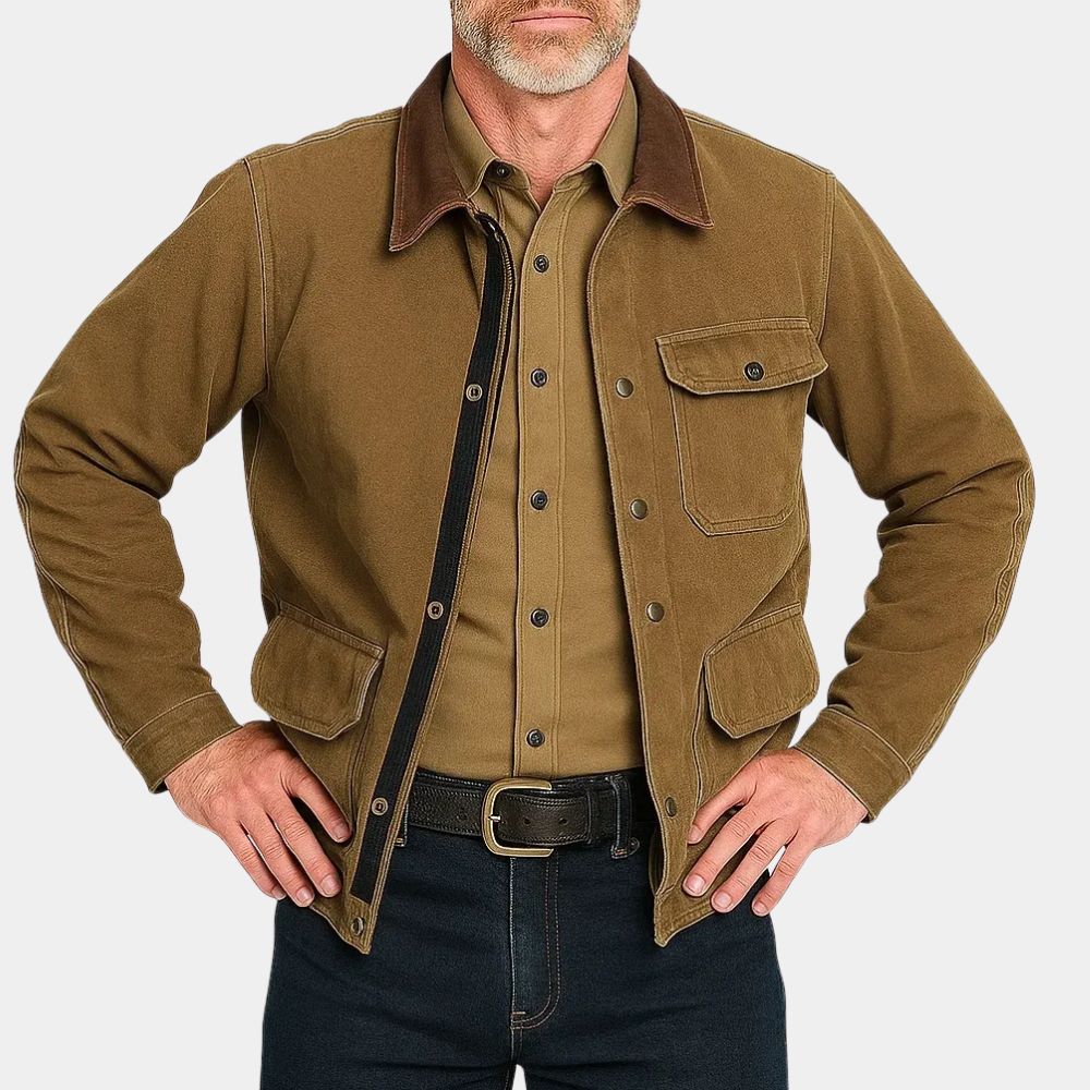 Untamed S01 Kyle Turner aka Eric Bana Brown Jacket - Front View