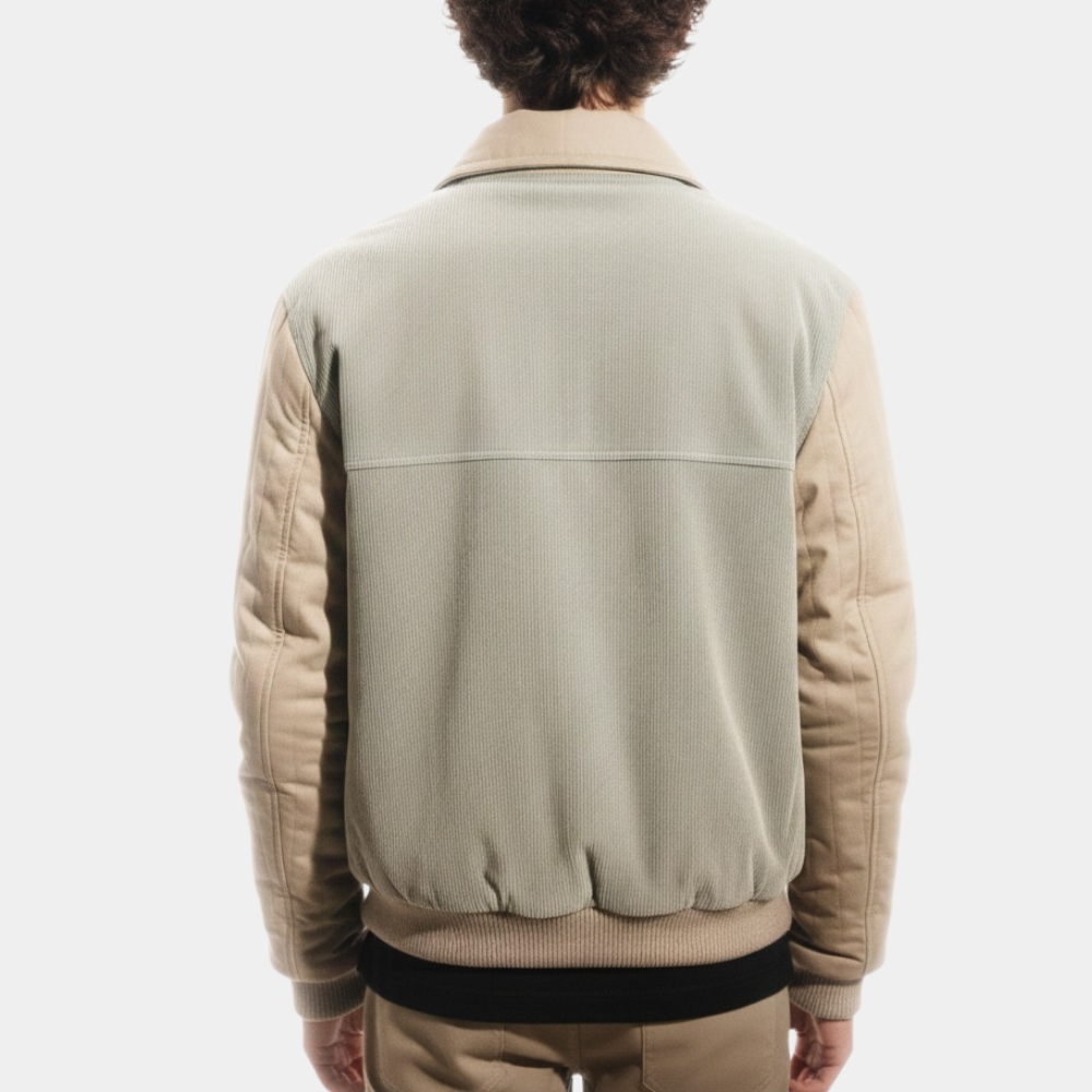 Stranger Things Season 5 Mike Wheeler Grey Bomber Jacket